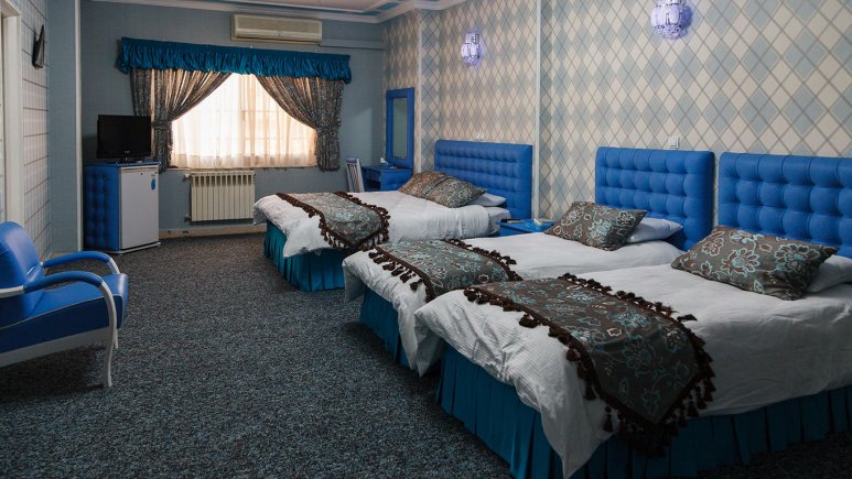 اتاق چهار تخته هتل پارسه شیراز